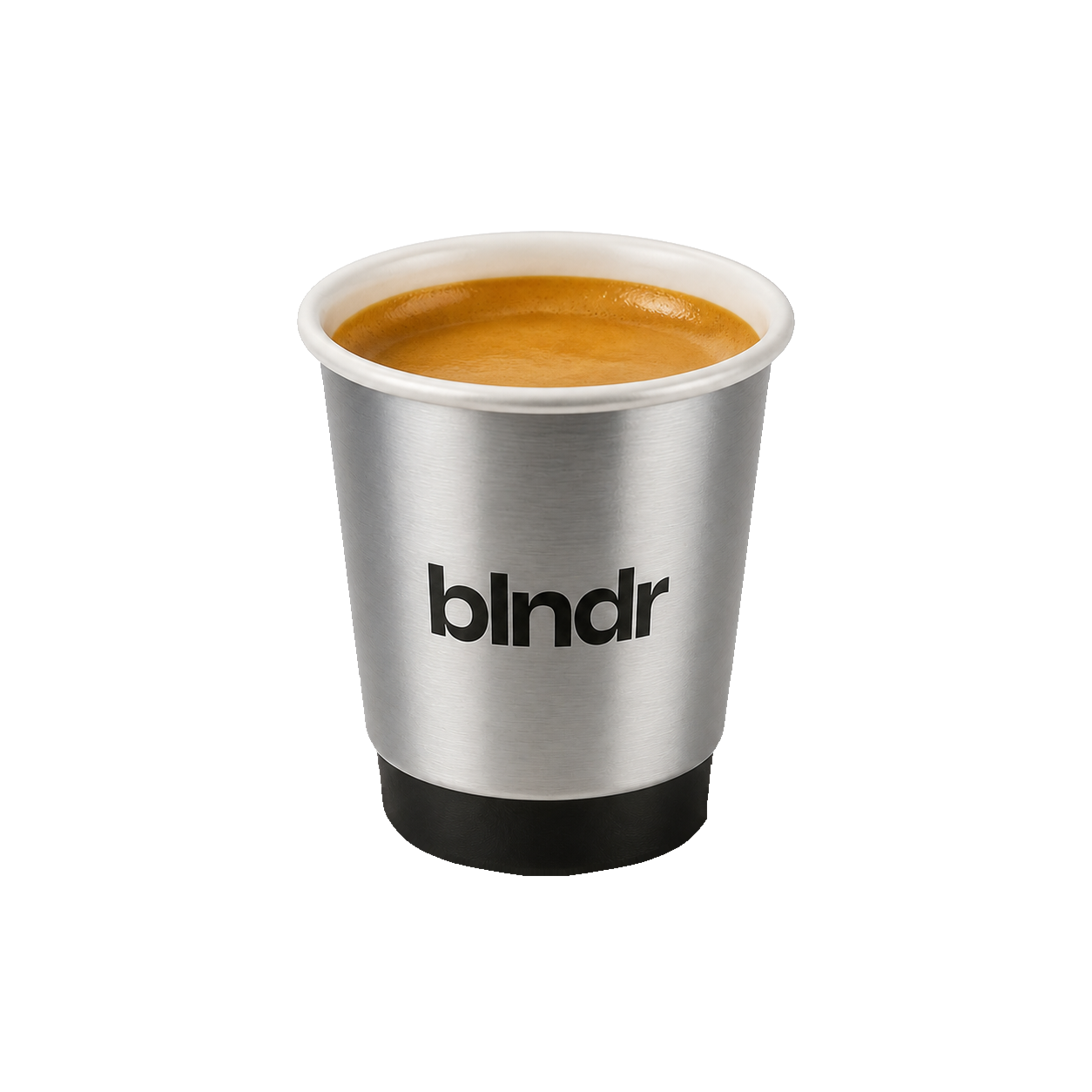 Espresso in a BLNDR cup